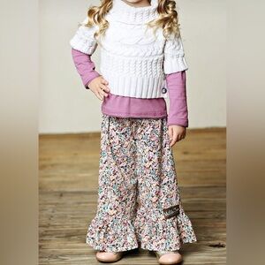 Matilda Jane Carmen Big Ruffles Pants Girls Size 6